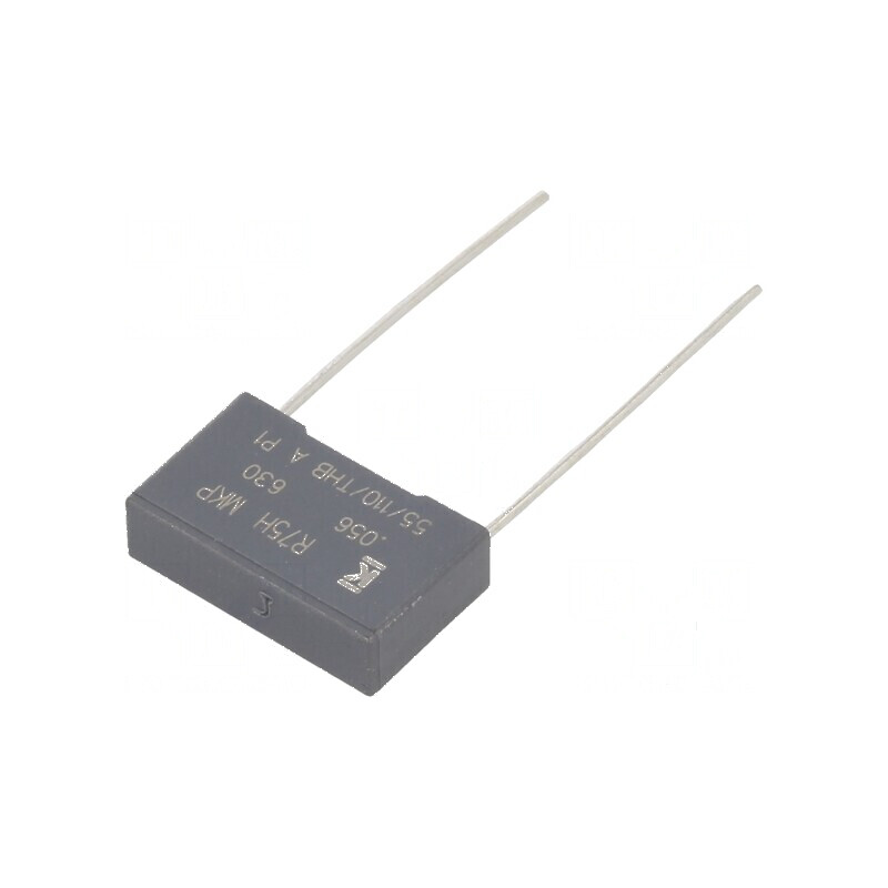 Condensator polipropilenă R75 56nF 18x5x11mm THT ±5% 15mm - componentă electronică | Electronic-mag.ro | Componente Electronice