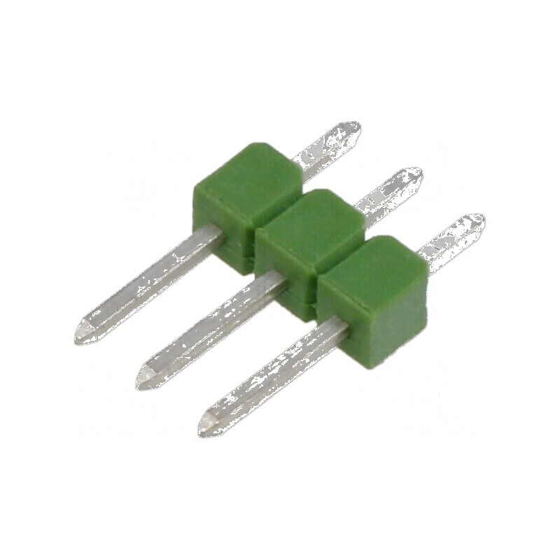 Conector AMPMODU MOD II tată cu 3 pini THT pentru şiruri pini | Electronic-mag.ro | Componente Electronice