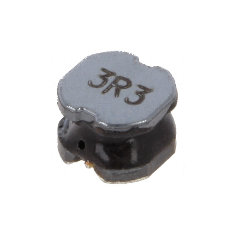 Inductor SMD 3,3uH 3,2A 30,2mΩ ±30% Isat 5A - Fir pentru circuite electronice | Electronic-mag.ro | Componente Electronice Inductor SMD 3,3uH 3,2A 30,2mΩ ±30% Isat 5A - Fir pentru circuite electronice | Electronic-mag.ro | Componente Electronice
