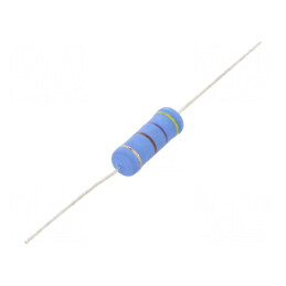Rezistor metal oxide 470Ω 5W ±5% Ø6,5x17,5mm, interval temperatură -55÷155°C | Electronic-mag.ro | Componente Electronice