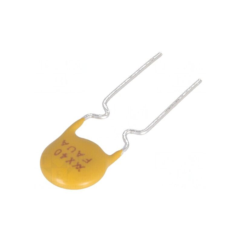 Siguranţă polimerică PTC 400mA 5mm pentru protecţie electrică | Electronic-mag.ro | Componente Electronice