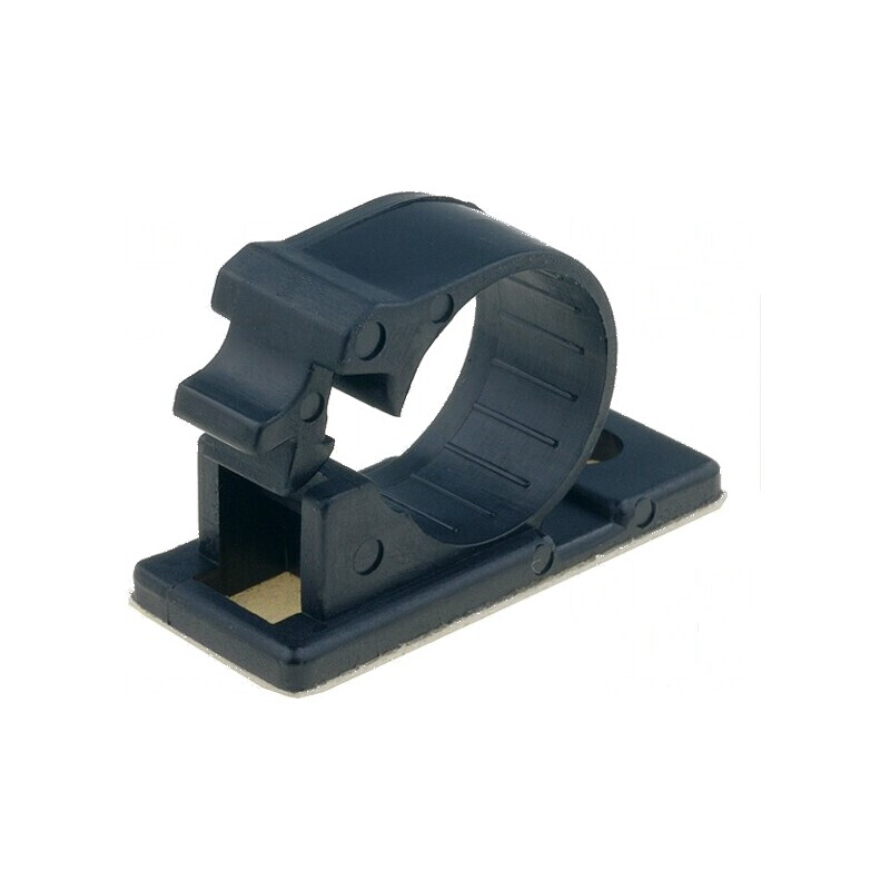 Mâner autoadeziv cu filet 15mm din poliamidă neagră UL94V-2 pentru aplicații industriale | Electronic-mag.ro | Componente Electr