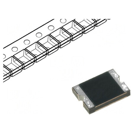 Siguranţă polimerică PTC 500mA SMD 1206L - protecţie electronică avansată | Electronic-mag.ro | Componente Electronice