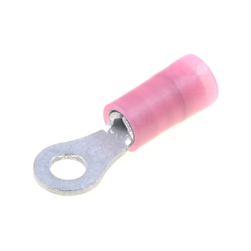 Vârf inelar M3 pentru cabluri 0,5÷1mm² izolată din cupru cositorit -55÷105°C | Electronic-mag.ro | Componente Electronice