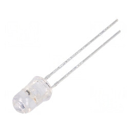 LED 5mm portocalie cu clipire, 12000÷14400mcd, 30°, 20mA, 3÷5V - Iluminare eficientă | Electronic-mag.ro | Componente Electronic