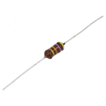 Inductor ferită THT 470uH 280mA 2,5Ω Ø5,2x12mm ±5% 1,5MHz pentru aplicatii electronice | Electronic-mag.ro | Componente Electron
