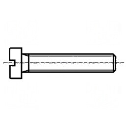 Şurub M1,2x5 0,25 Cap rotund crestat din oţel fără înveliş - 10 bucati | Electronic-mag.ro | Componente Electronice