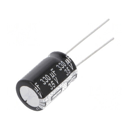Condensator electrolitic low ESR THT 470uF 35VDC Ø10x16mm - Componentă electronică de calitate superioară | Electronic-mag.ro | 