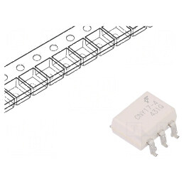 Optocuplor SMD CNY17 cu 1 canal și ieșire prin tranzistori, 4,17kV, Gull Wing, 6 pinii | Electronic-mag.ro | Componente Electron