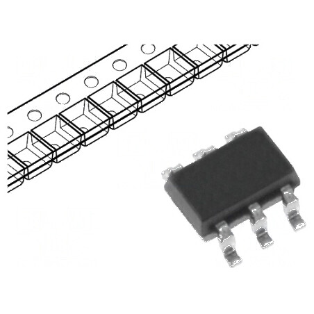 Tranzistor P-MOSFET unipolar 25V 0,41A 0,3W - set 2 bucăți | Electronic-mag.ro | Componente Electronice