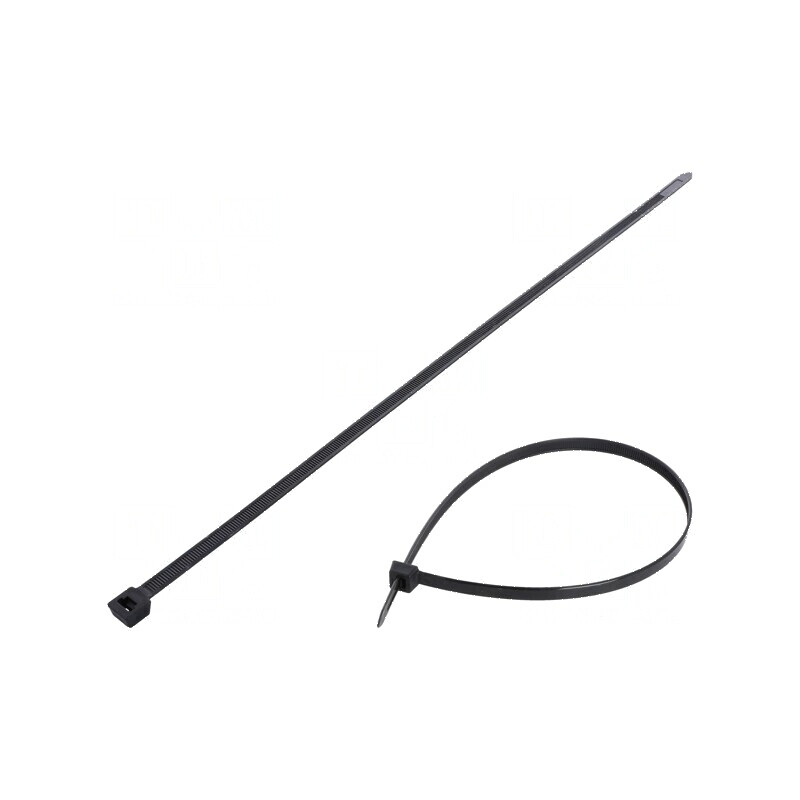 Colier de strângere poliamidă neagră 700mm x 9mm, 778N | Electronic-mag.ro | Componente Electronice
