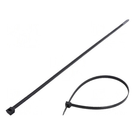 Colier de strângere poliamidă neagră 700mm x 9mm, 778N | Electronic-mag.ro | Componente Electronice