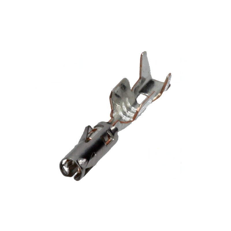 Pin mamă cositorit 1,5mm pentru cabluri 1÷2mm² CMC tăiat din rolă crimpat | Electronic-mag.ro | Componente Electronice