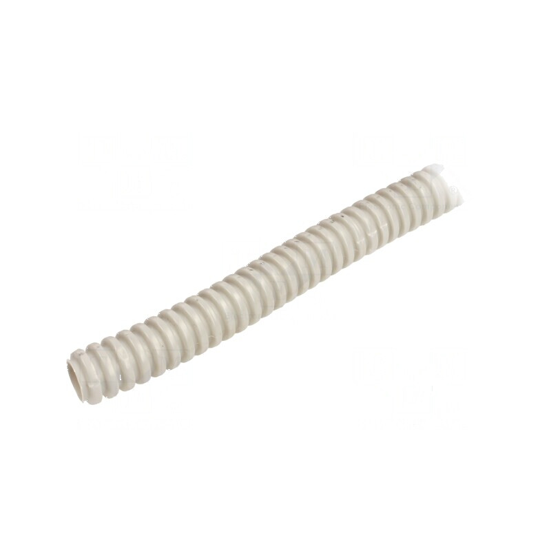 Tub de protecție PVC gri 16mm - Lungime 50m, Rezistență 320N | Electronic-mag.ro | Componente Electronice