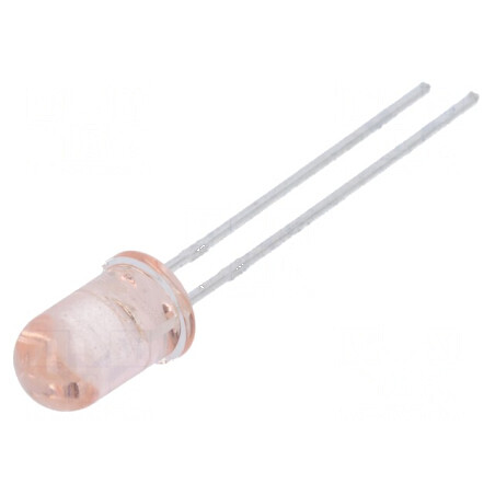 Emiţător IR 5mm portocalie 70mW 16° λp max: 890nm THT pentru aplicaţii de comunicație | Electronic-mag.ro | Componente Electroni