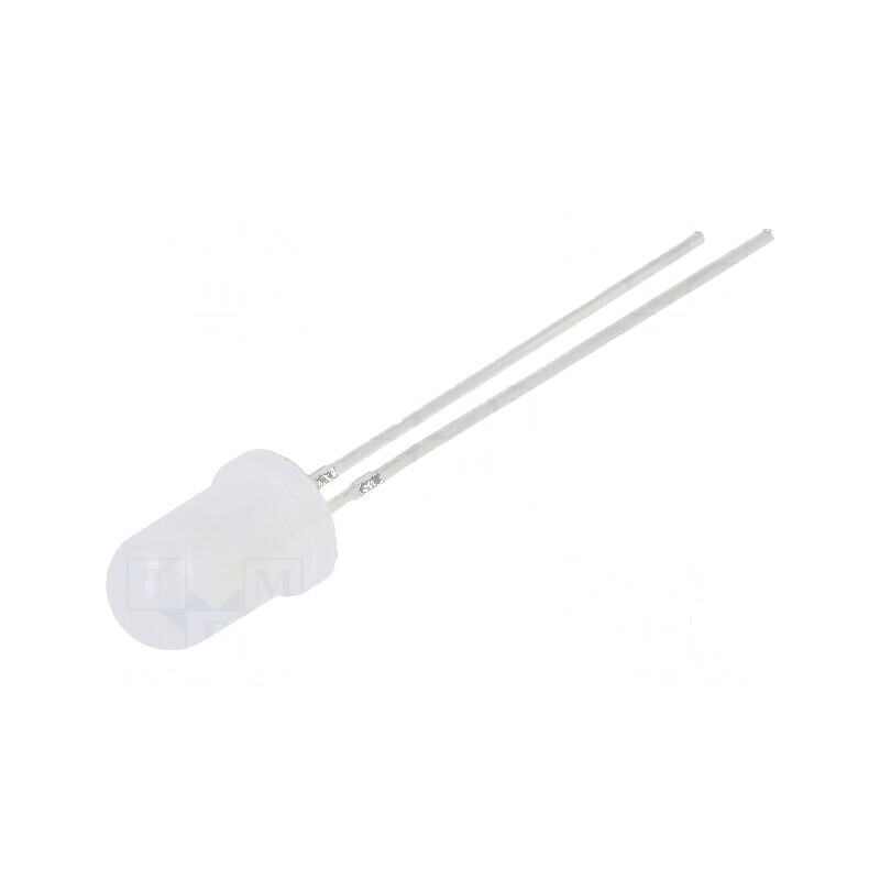 LED 5mm Alb Cald 4200mcd 30° Convex 12V - CRLED | Electronic-mag.ro | Componente Electronice