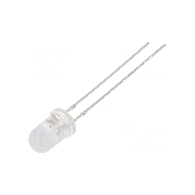 LED 5mm portocalie 1560-2180mcd 100° convexă pentru iluminat | Electronic-mag.ro | Componente Electronice