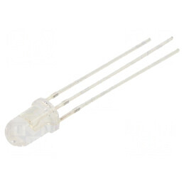 LED 5mm roșie/verde 5800-8400mcd 30° Nr. term: 3 | Electronic-mag.ro | Componente Electronice