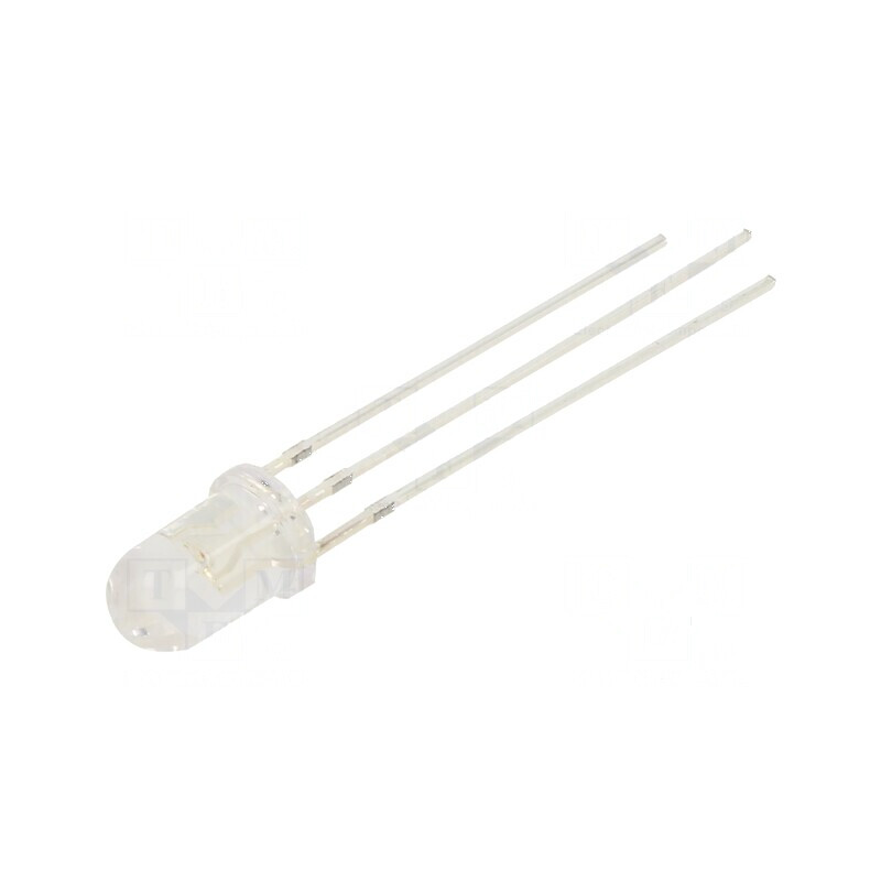 LED 5mm roșie/verde 5800-8400mcd 30° Nr. term: 3 | Electronic-mag.ro | Componente Electronice