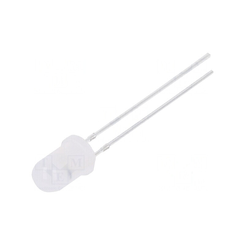 LED 5mm Alb Rece 5800mcd 30° Convex 12V - CRLED | Electronic-mag.ro | Componente Electronice