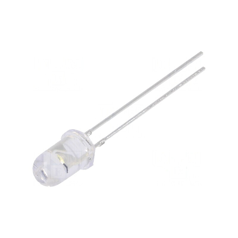 LED 5mm Alb Rece 7000mcd 60° Convex 5,5÷20V | Electronic-mag.ro | Componente Electronice