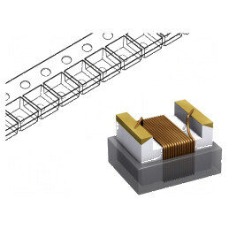 Inductor SMD 1210 1800nH 290mA 2,76Ω Q: 25 ftest: 7,9MHz pentru aplicații electronice | Electronic-mag.ro | Componente Electroni