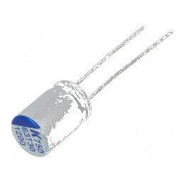 Condensator polimeric low ESR 1200uF 6,3VDC, ESR 14mΩ, A750 - componentă electronică de calitate | Electronic-mag.ro | Component