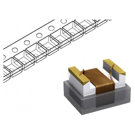 Inductor SMD 1210 820nH 350mA 1,93Ω Q: 45 ftest: 25MHz - Fir de înaltă performanță pentru circuite electronice | Electronic-mag.