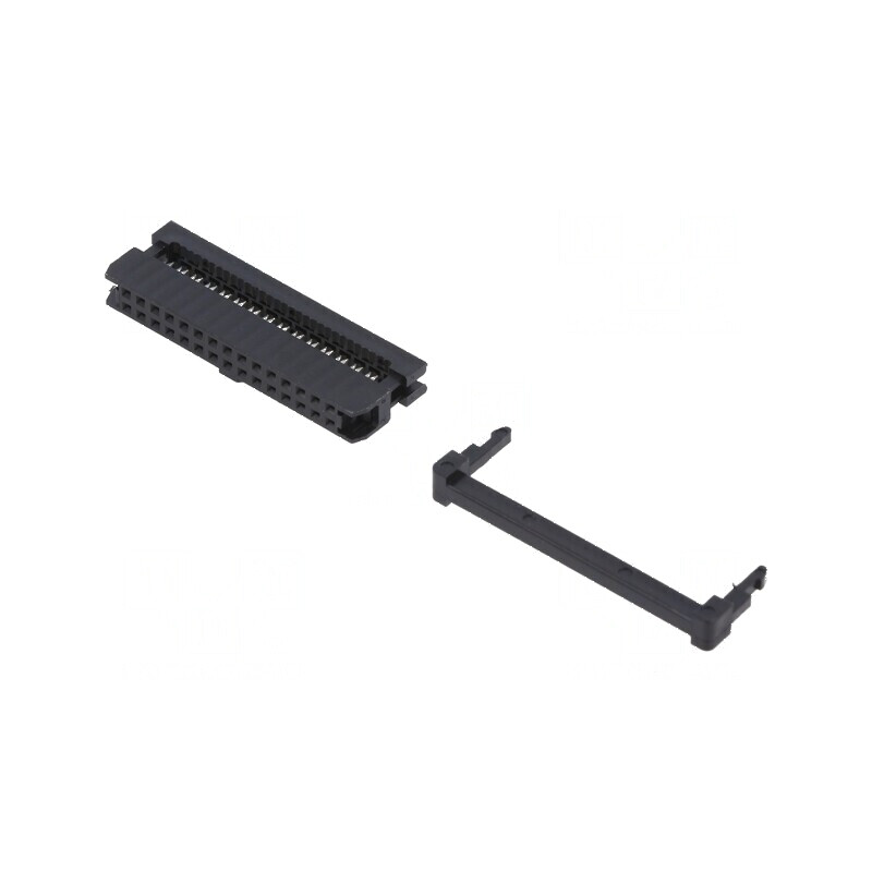 Conector IDC mufă mamă 30 PIN pentru cablu-bandă 1mm | Electronic-mag.ro | Componente Electronice