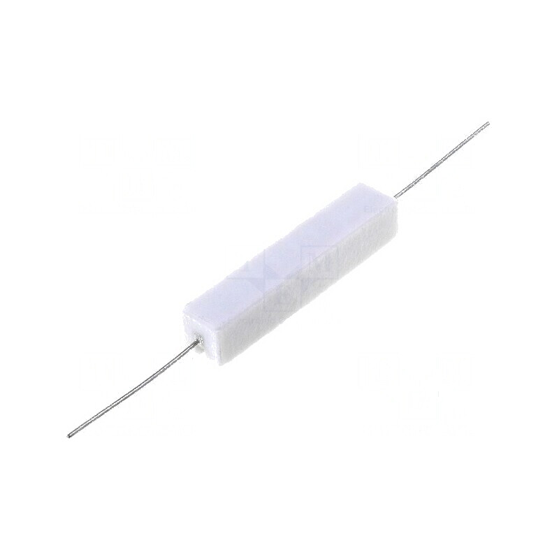 Rezistor bobinat cu ciment THT 12Ω 10W ±5% 10x9x49mm pentru aplicații electronice | Electronic-mag.ro | Componente Electronice Rezistor bobinat cu ciment THT 12Ω 10W ±5% 10x9x49mm pentru aplicații electronice | Electronic-mag.ro | Componente Electronice