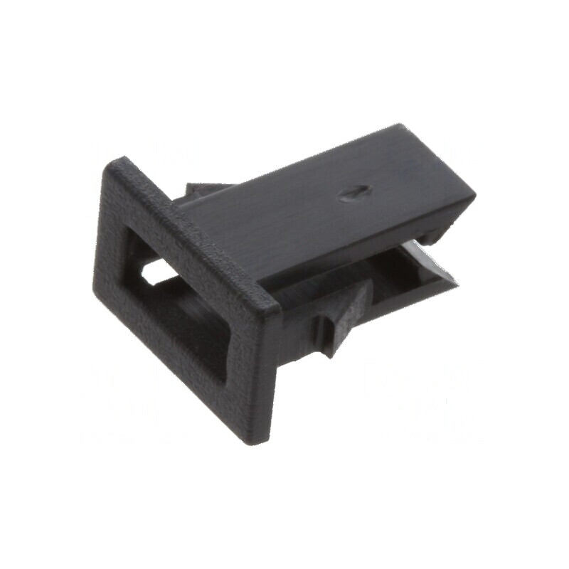 Montură LED monobloc neagră UL94V-2 din poliamidă, lățime 8,4mm | Electronic-mag.ro | Componente Electronice Montură LED monobloc neagră UL94V-2 din poliamidă, lățime 8,4mm | Electronic-mag.ro | Componente Electronice