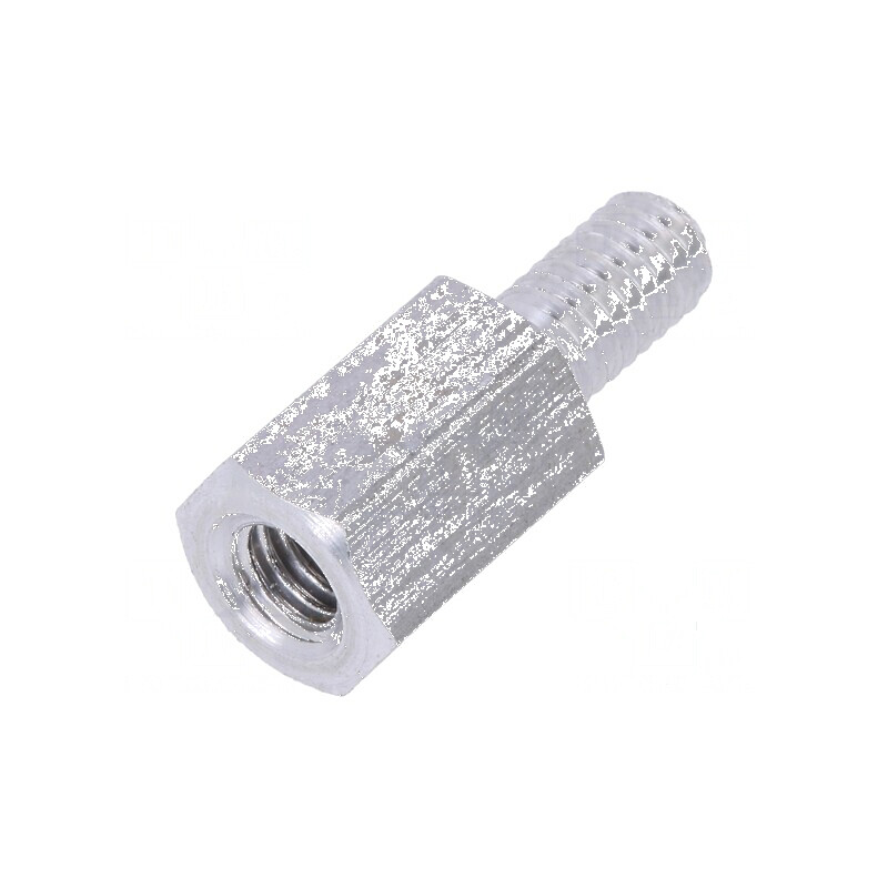 Piuliță distanțieră filetată 10mm M4 - Filet interior M4, Filet exterior M4 | Electronic-mag.ro | Componente Electronice