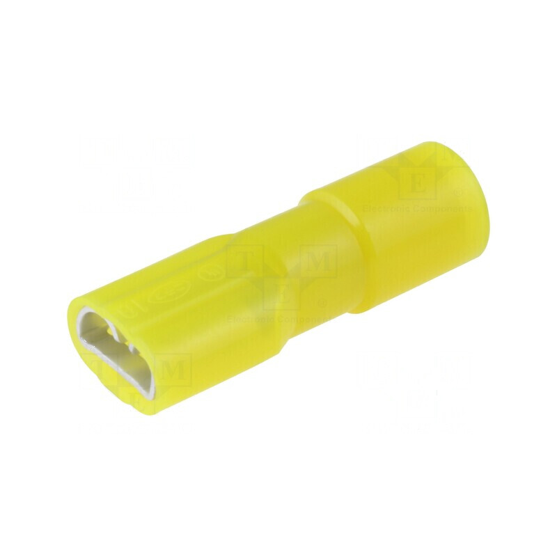 Terminal plat 6,3mm mamă 0,8mm pentru cablu 5,5mm² crimpat | Electronic-mag.ro | Componente Electronice