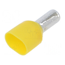 Vârf tub de capăt izolată dublă cupru 6mm² 10mm cositorit pentru conexiuni electrice | Electronic-mag.ro | Componente Electronic