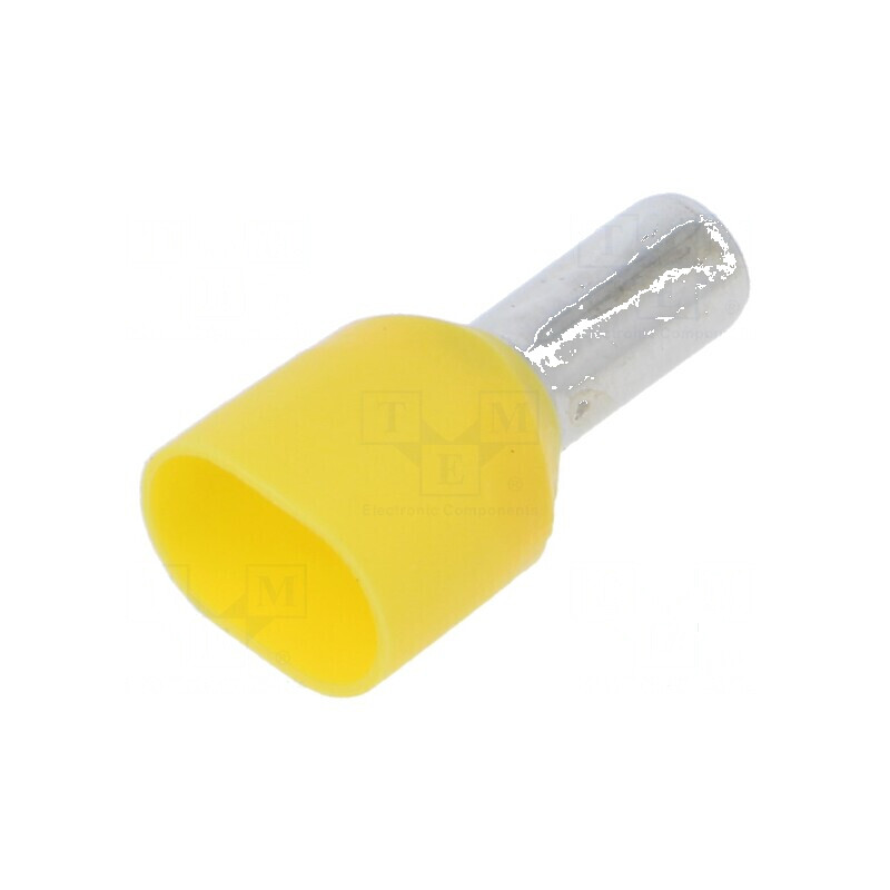 Vârf tub de capăt izolată dublă cupru 6mm² 10mm cositorit pentru conexiuni electrice | Electronic-mag.ro | Componente Electronic