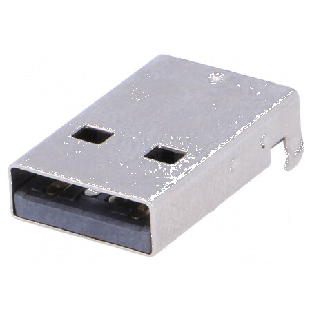 Conector USB A mufă SMT unghi 90° 1,5A poliamidă 500V | Electronic-mag.ro | Componente Electronice