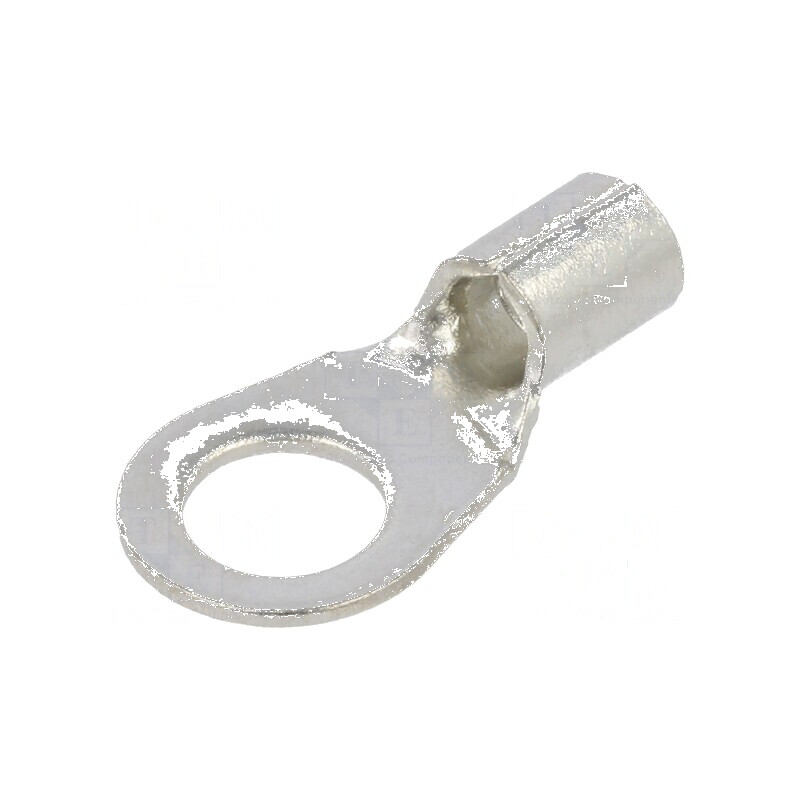 Vârf inelar M8 10mm² crimpat pe cablu cositorit din cupru 8,5mm - accesorii electrice | Electronic-mag.ro | Componente Electroni