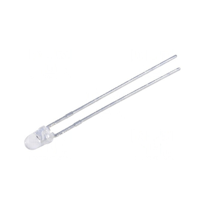 LED 3mm roșie 3100-4500mcd 34° convex pentru iluminat decorativ | Electronic-mag.ro | Componente Electronice