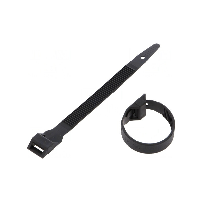 Colier de strângere cu cap, profil redus, dimensiuni 123mm x 9mm | Electronic-mag.ro | Componente Electronice
