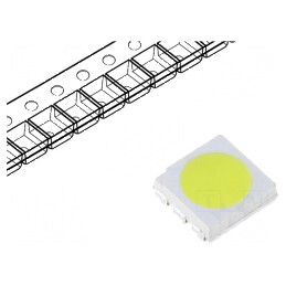 LED SMD 5060 PLCC6 Verde Fluorescent 18-21lm 120° - Lumină Eficientă pentru Iluminat Interior și Exterior | Electronic-mag.ro | 
