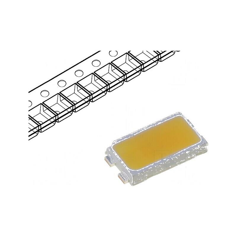 Banda LED SMD 5630 alb cald 10000÷17000mcd 2800-3500K 120° 150mA | Electronic-mag.ro | Componente Electronice