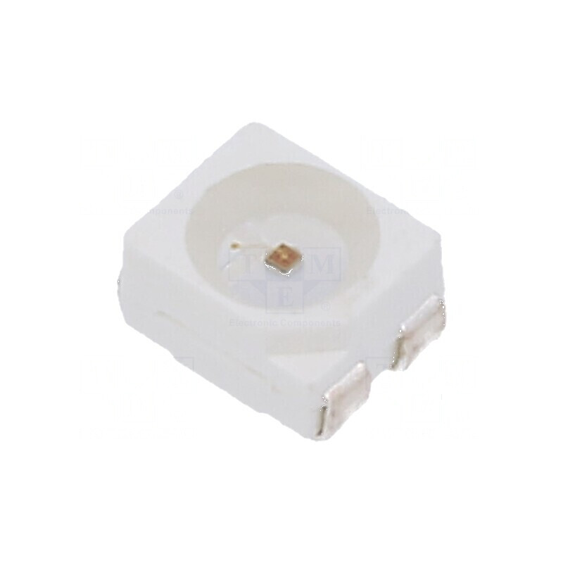 LED SMD 3528 PLCC4 roșie 1560-2180 mcd 3,5x2,8x1,9mm 120° pentru iluminat decorativ | Electronic-mag.ro | Componente Electronice
