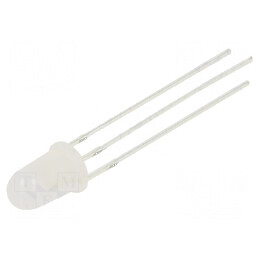 LED 5mm roșu/albastru 1560-2000mcd, 3000-4200mcd, unghi 30°, temperatură -30° până la 85°C | Electronic-mag.ro | Componente Elec