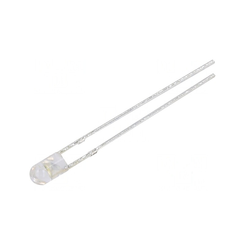 LED 3mm albă 3000÷4200mcd 30° convex 12VDC pentru iluminat decorativ | Electronic-mag.ro | Componente Electronice