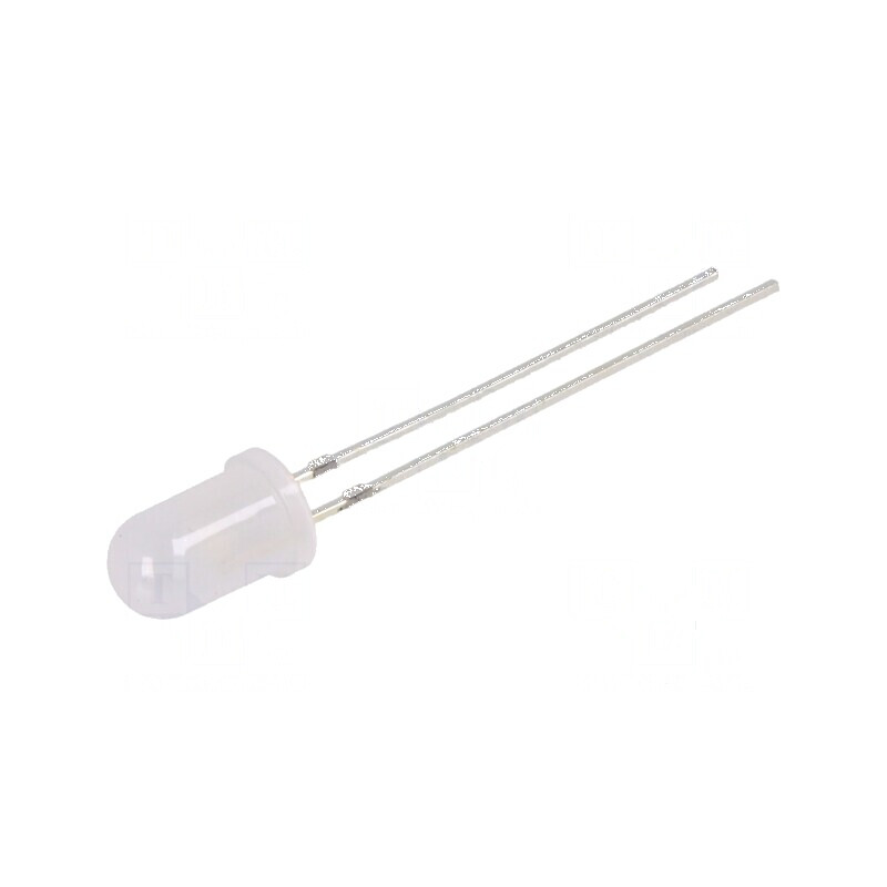 LED 5mm albă 1560÷2180mcd 30° convex 15VDC pentru iluminat decorativ | Electronic-mag.ro | Componente Electronice