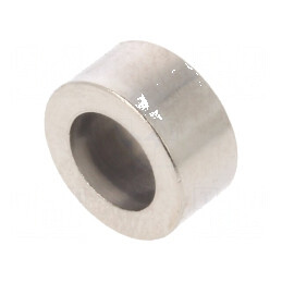 Manşon distanţier cilindric 5mm alamă nichelată, diametru exterior 10mm | Electronic-mag.ro | Componente Electronice