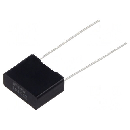 Condensator polipropilenă ECWFE 100nF 13x10,5x5mm THT - Componentă electronică de calitate | Electronic-mag.ro | Componente Elec