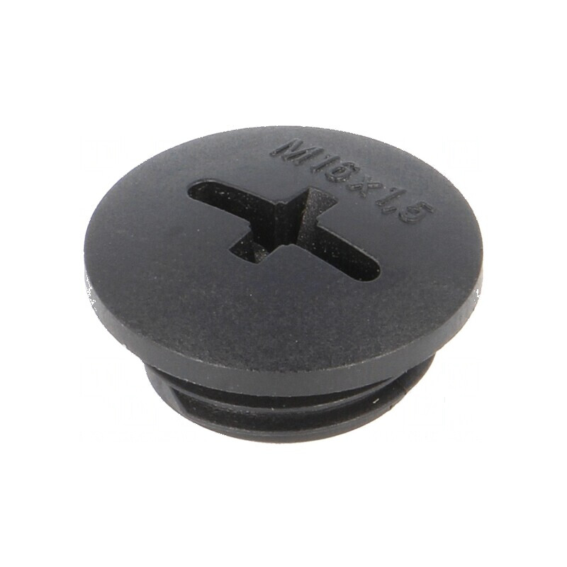 Capac de protecţie M16 1,5 IP54 din poliamidă neagră SKINDICHT® pentru conexiuni electrice | Electronic-mag.ro | Componente Elec
