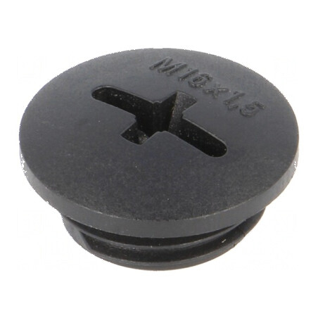 Capac de protecţie M16 1,5 IP54 din poliamidă neagră SKINDICHT® pentru conexiuni electrice | Electronic-mag.ro | Componente Elec