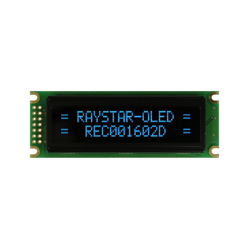 Afișaj OLED Alfanumeric 16x2 Albastru 85x30x10mm | Electronic-mag.ro | Componente Electronice Afișaj OLED Alfanumeric 16x2 Albastru 85x30x10mm | Electronic-mag.ro | Componente Electronice